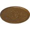 Ekena Millwork Anthony Harvest Ceiling Medallion (Canopies up to 2 1/8"), 22 1/2"OD x 1 1/4"P, Smokey Topaz Crackle CM22ATSTC - alternate 2